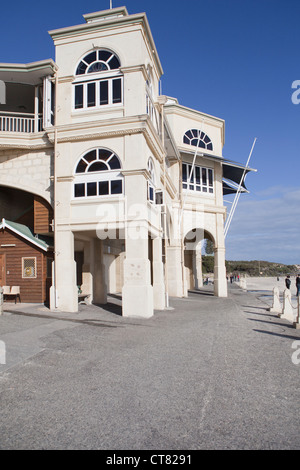 View of the India tea rooms on the beach front at Cottesloe, Perth, Western Australia Stock Photo