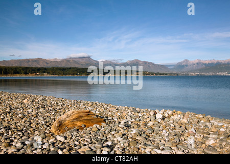 View across Lake Nahuel Huapi from just outside of town Stock Photo