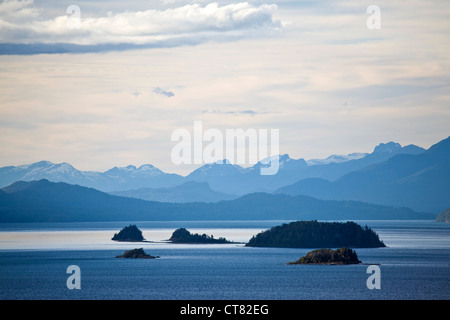 View across Lake Nahuel Huapi Stock Photo