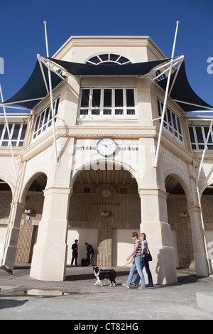 View of the India tea rooms on the beach front at Cottesloe, Perth, Western Australia Stock Photo