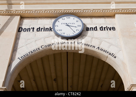 View of the India tea rooms on the beach front at Cottesloe, Perth, Western Australia Stock Photo