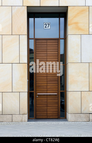 Berlin, modern house entrance Stock Photo