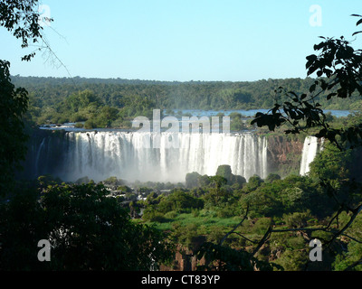 Brazil on, Iguacu waterfall Stock Photo