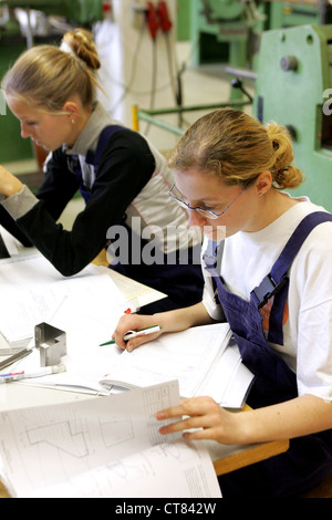 ABB training workshop Pankow Stock Photo