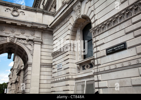 King Charles Street Arch in Whitehall - London UK Stock Photo