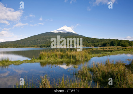 Lapataia River in Parque Nacional Tierra del Fuego Stock Photo