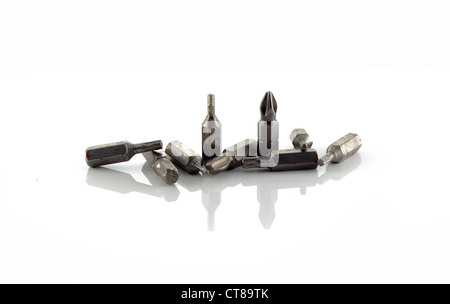 Screwdriver bits Stock Photo