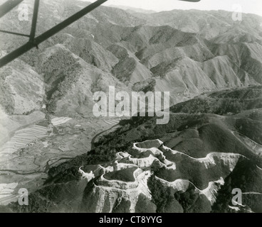 Burma ledo road WWII aerial CBI theatre theater China India Stock Photo