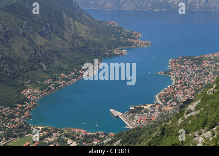 Montenegro Kotor bay Stock Photo