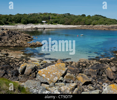 Cove Vean. St Agnes, Isles of Scilly, Cornwall, England, UK Stock Photo