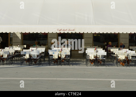The Caffè degli Specchi in Trieste Stock Photo