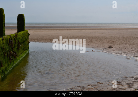 On the Beach at  Camber Sands Stock Photo