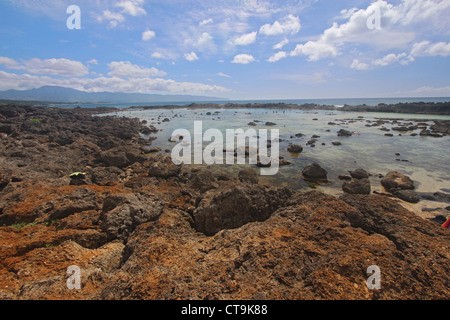 Pupukea tide pools on the north shore of Oahu, Hawaii Stock Photo