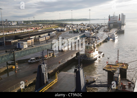 Harwich International port in Essex, where the cruise ship Van Gogh is ...