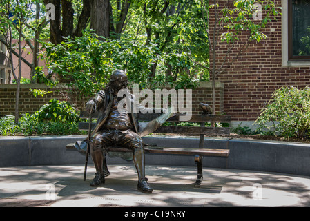 Benjamin Franklin statue, University of Pennsylvania, Philadelphia ...