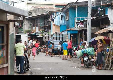 Street scene, Parian, Cebu City, Philippines Stock Photo