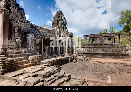 Bayon temple in Cambodia Stock Photo