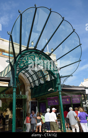 Art Nouveau Cafe de Paris, Place du Casino, Monte Carlo, Principality of Monaco Stock Photo
