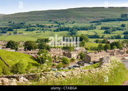 The village of Gayle in Wensleydale, Yorkshire Dales UK Stock Photo