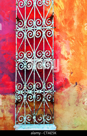 Wall in Santana Row in San Jose, California Stock Photo