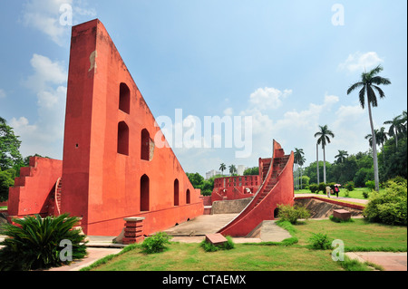 Observatory, Jantar Mantar, New Delhi, Delhi, India Stock Photo