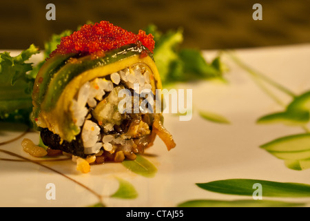 Green Dragon Roll Stock Photo