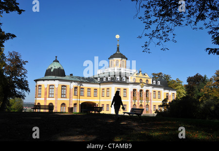 Belvedere Castle near Weimar, Thuringia, Germany Stock Photo