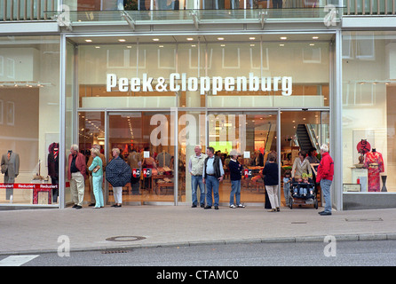 Entrance to a branch of Peek & Cloppenburg Stock Photo