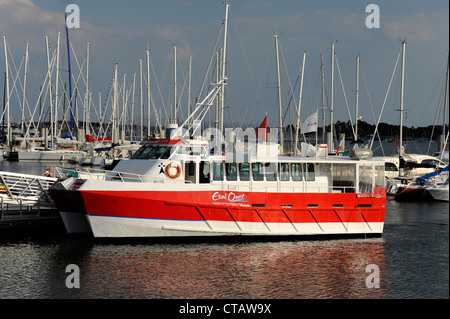 Ferry for Groix Island,Lorient harbour ,Morbihan,Bretagne,Brittany,France Stock Photo