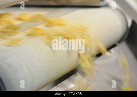 production of italian pasta, pastificio Cellino, Sardinia, Italy Stock Photo