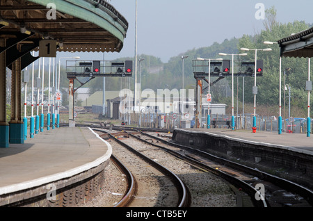 Swansea Railway Station, south Wales Stock Photo