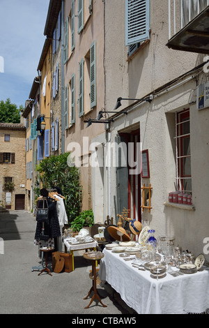 Street scene, Valbonne, Alpes-Maritimes, Provence-Alpes-Côte d'Azur, France Stock Photo