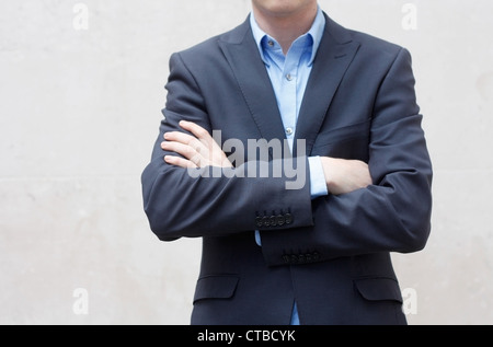 Crossed arms Stock Photo