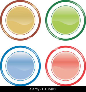 Color buttons for your desifn Stock Photo