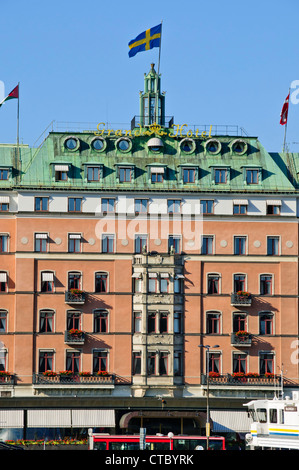 Grand Hotel,The hotel is the only Swedish member of Leading Hotels of the World,Owned by the Wealthy Swedish Wallenberg Family. Stock Photo