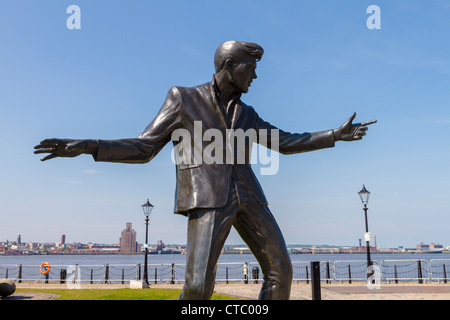 Sculpture of Billy Fury by Tom Murphy Stock Photo