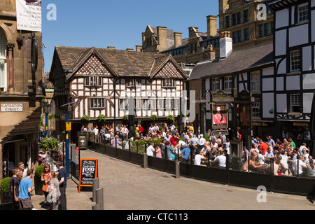 Old Wellington Inn, Manchester, England Stock Photo