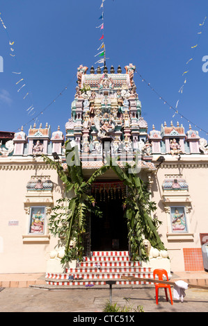 Arulmigu Sri Mahamariamman Temple is the oldest Hindu temple in Penang, Malaysia. Stock Photo