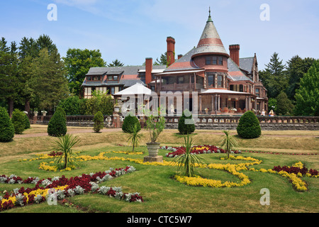 Sonnenberg Gardens and Mansion, State Historic Park in Canandaigua, New York Stock Photo