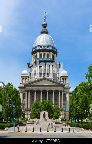 The Illinois State Capitol building, Springfield, Illinois, USA Stock Photo