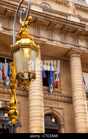 Front entry to Palais de Justice, Paris France Stock Photo