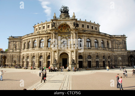 Semper Opera House in Dresden, Germany Stock Photo