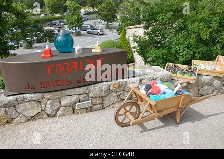 Fabrique de Savons (soap) store in Gourdon, Côte d'Azur, Alpes-Maritimes, Provence-Alpes-Côte d'Azur, France Stock Photo