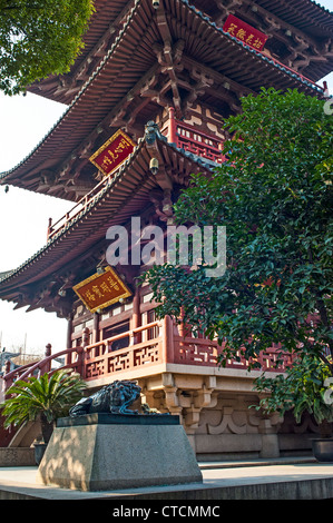 An ancient temple last over 1000 years in Suzhou Stock Photo