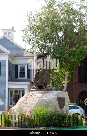 Statue of Roger Conant Salem Witch Museum Salem Massachusetts Stock ...