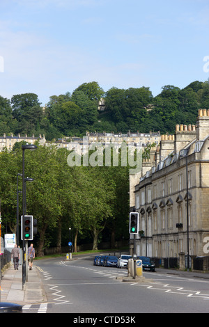 Street in the city of bath Stock Photo