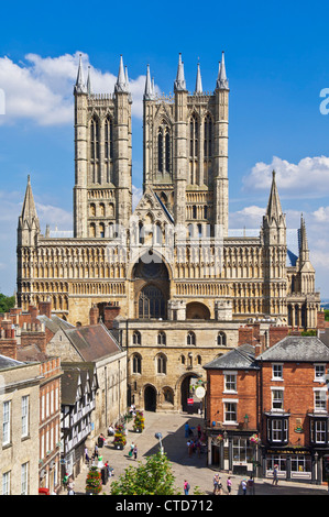 Lincoln Cathedral Lincolnshire England UK GB EU Europe Stock Photo