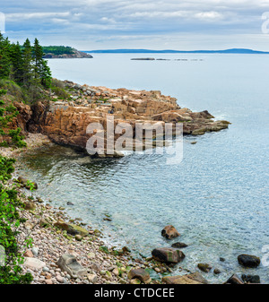 Coast in Acadia National Park, Mount Desert Island, Maine, USA Stock Photo