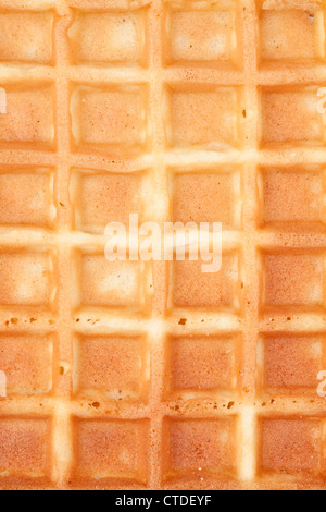 Close up of a waffle Stock Photo