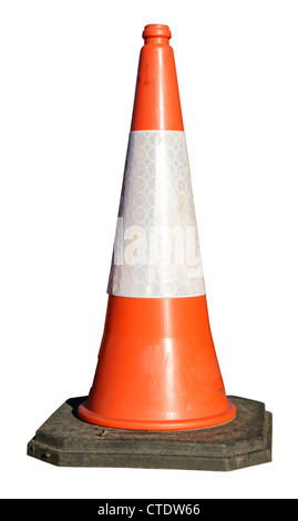 Large traffic cone Stock Photo